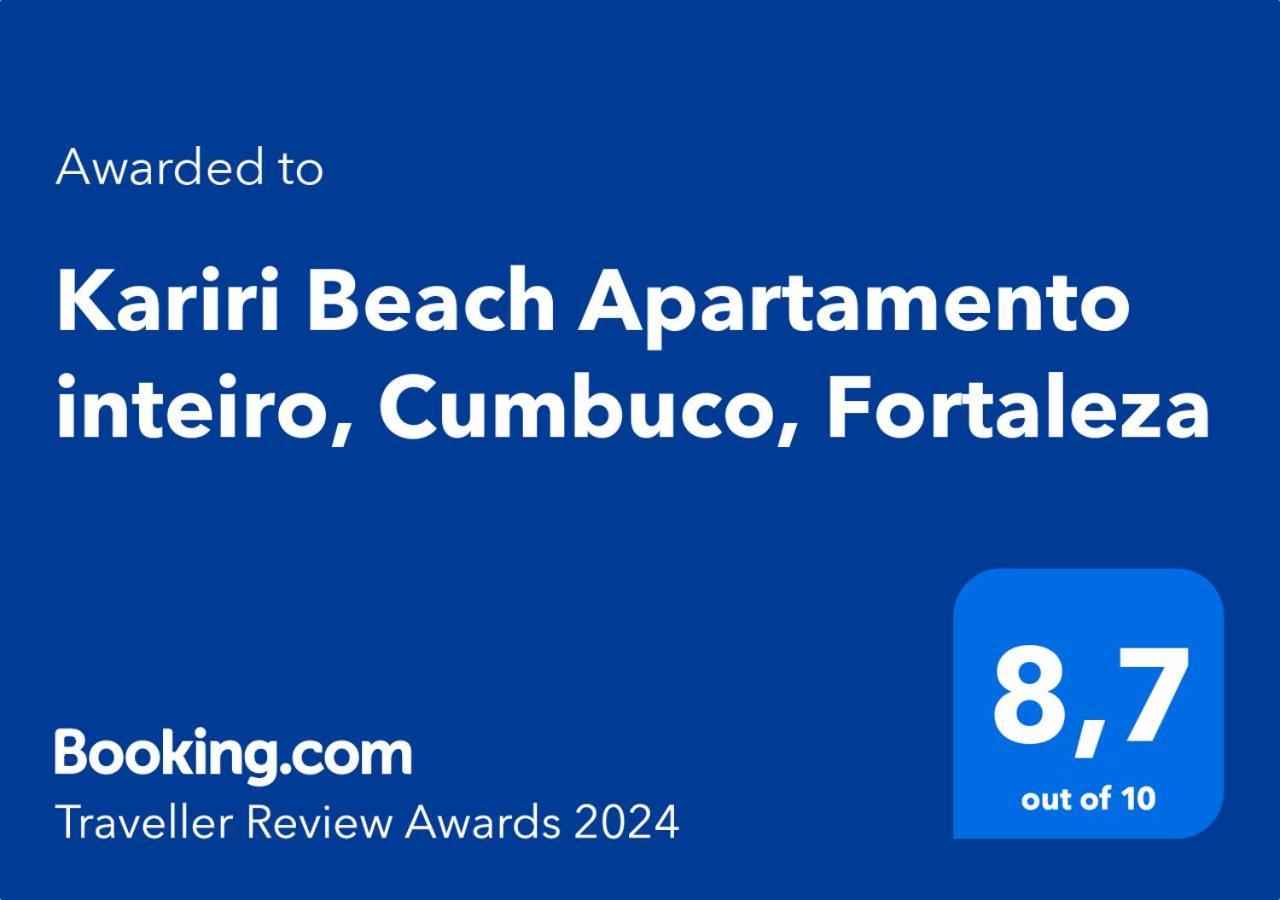 Kariri Beach Apartamento Inteiro, Cumbuco, Fortaleza מראה חיצוני תמונה